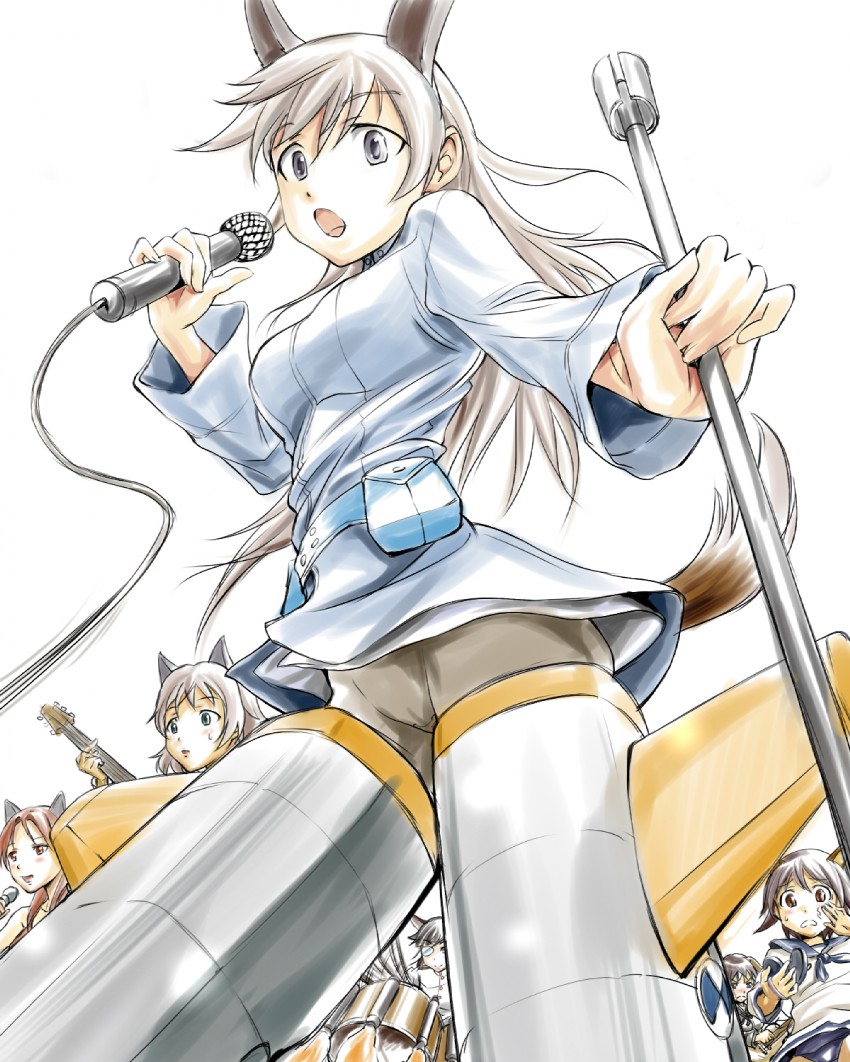 sanya v. litvyak, eila ilmatar juutilainen, miyafuji yoshika, gertrud barkhorn, sakamoto mio, and 1 more (world witches series and 1 more) drawn by munmun