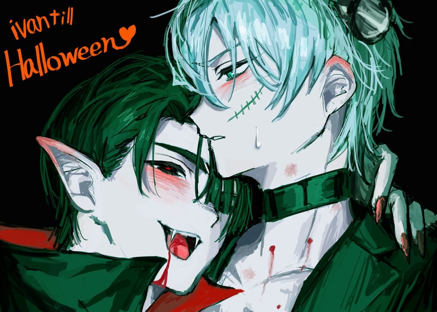 till, ivan, and frankenstein's monster (alien stage) drawn by x_x_(batttsu_404)