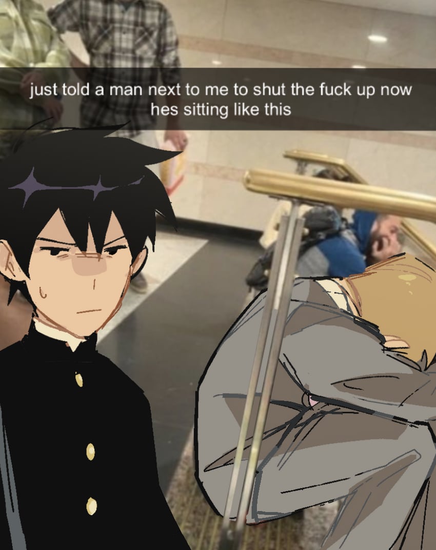 reigen arataka and kageyama ritsu (mob psycho 100) drawn by mp100days