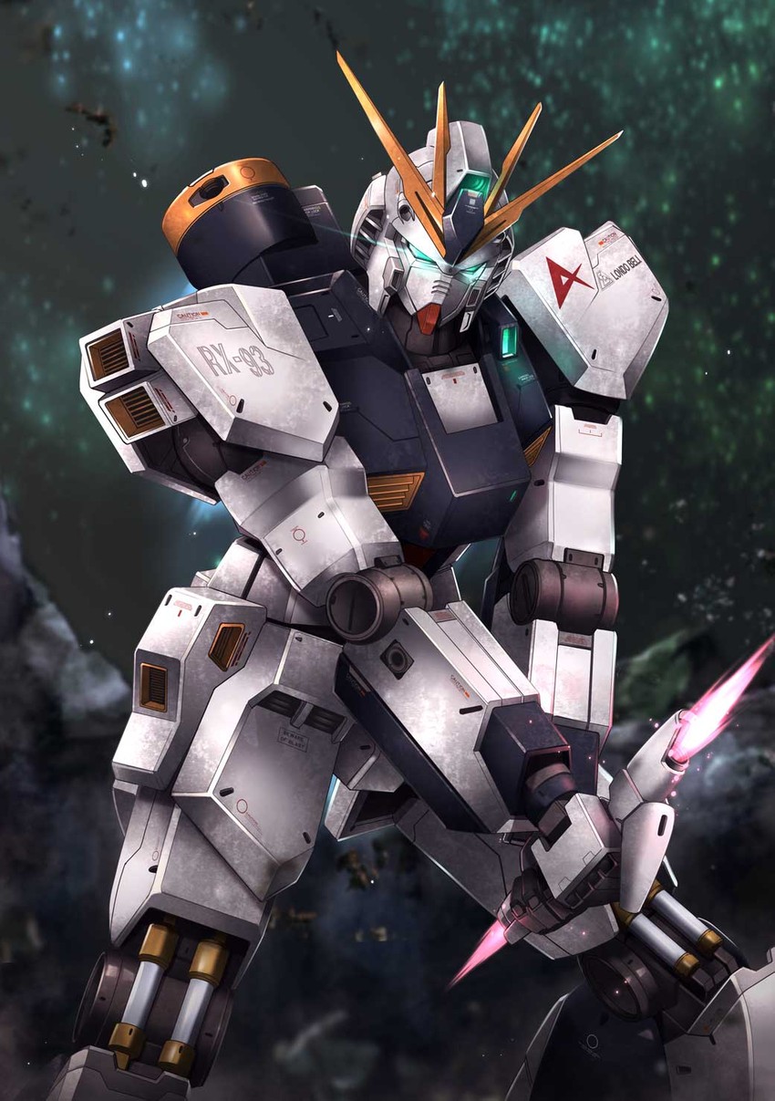 nu gundam (gundam and 1 more) drawn by ayato_mabu