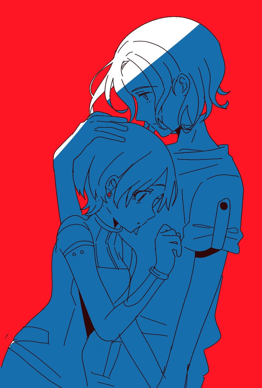 amate yuzuriha and shuji ito (gundam and 1 more) drawn by turumiya_s