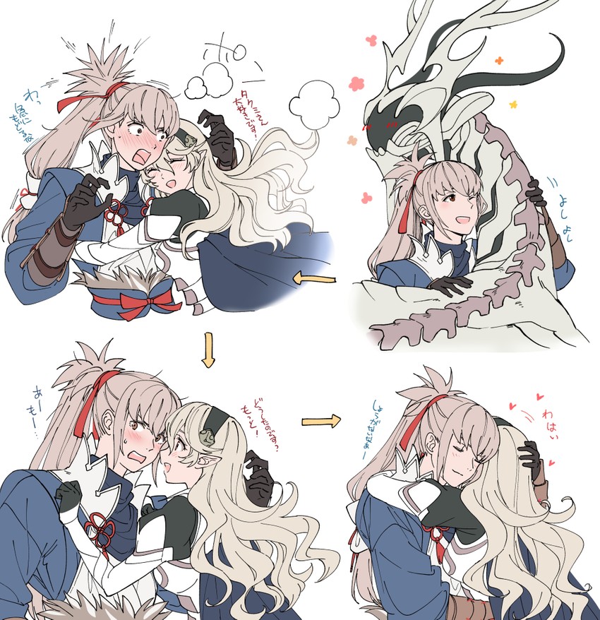 female corrin, takumi, and corrin (fire emblem and 1 more) drawn by taromarun