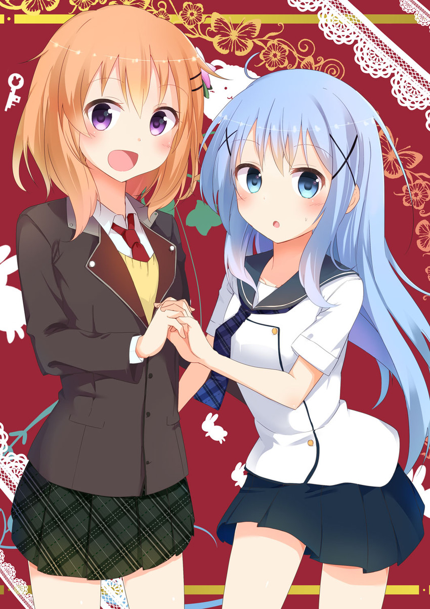 kafuu chino, hoto cocoa, and tippy (gochuumon wa usagi desu ka?) drawn by sasahara_wakaba