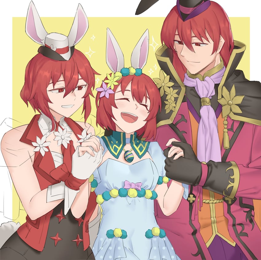 minerva, maria, and michalis (fire emblem and 2 more) drawn by ebinku