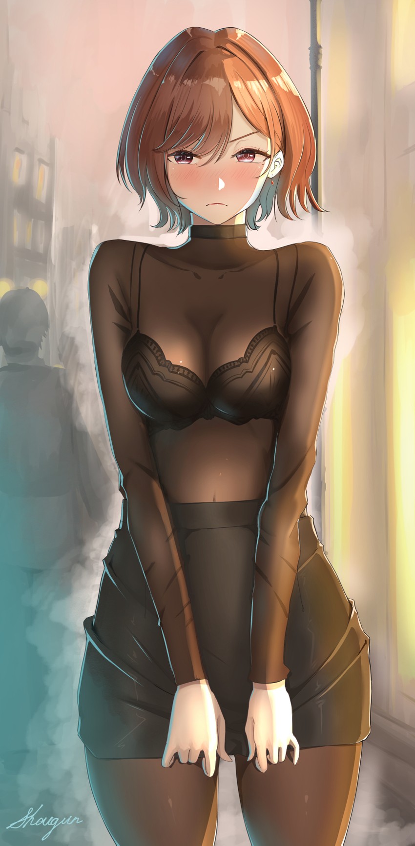 higuchi madoka (idolmaster and 1 more) drawn by shougun_(chuckni1)