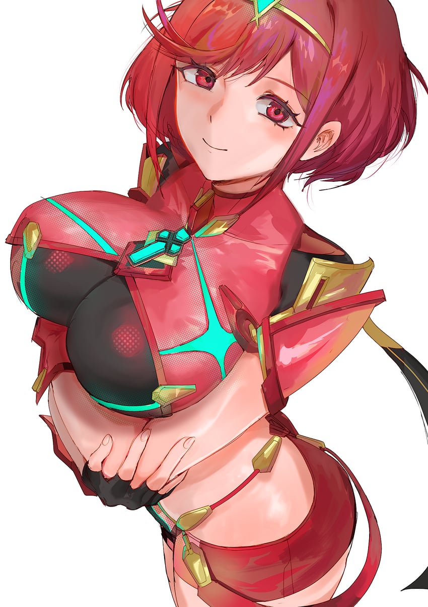 pyra (xenoblade chronicles and 1 more) drawn by arqa