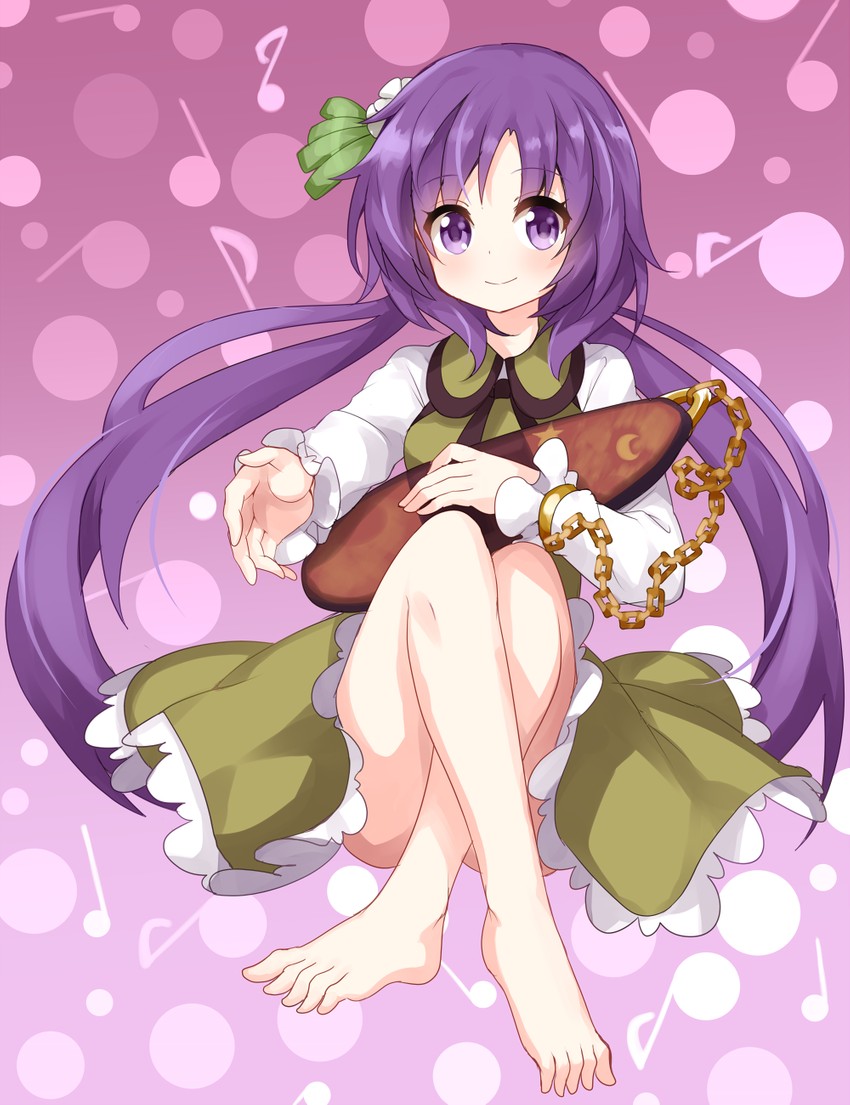 tsukumo benben (touhou) drawn by ruu_(tksymkw)