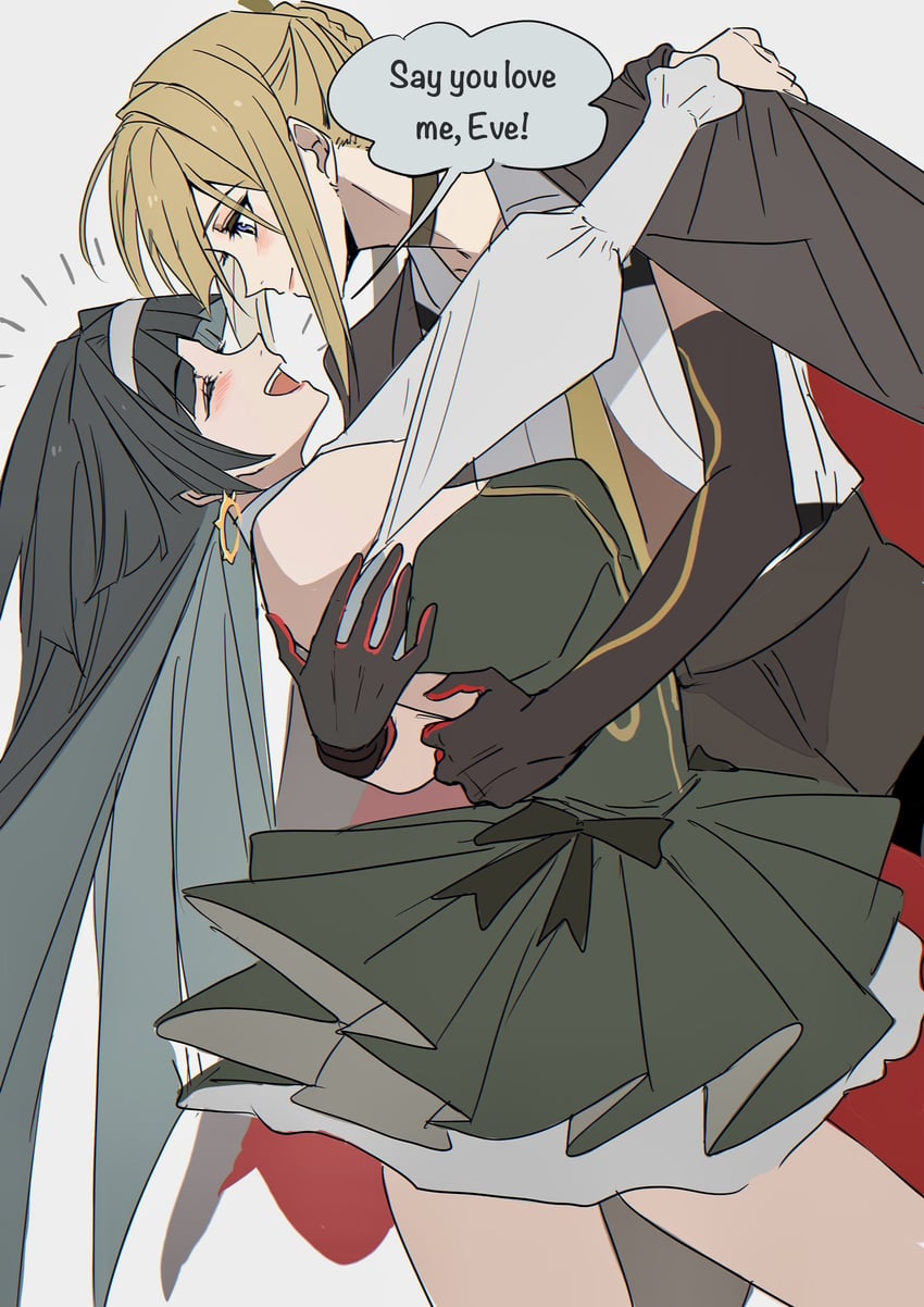 evelyn chevalier and astra yao (zenless zone zero) drawn by zuo_daoxing