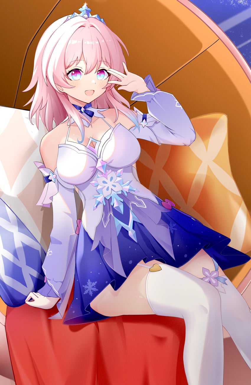march 7th (honkai and 1 more) drawn by natsuha_(user_nmtg3357)