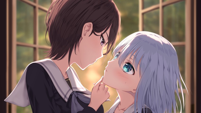 kurata mashiro and yashio rui (bang dream!) drawn by nuenue