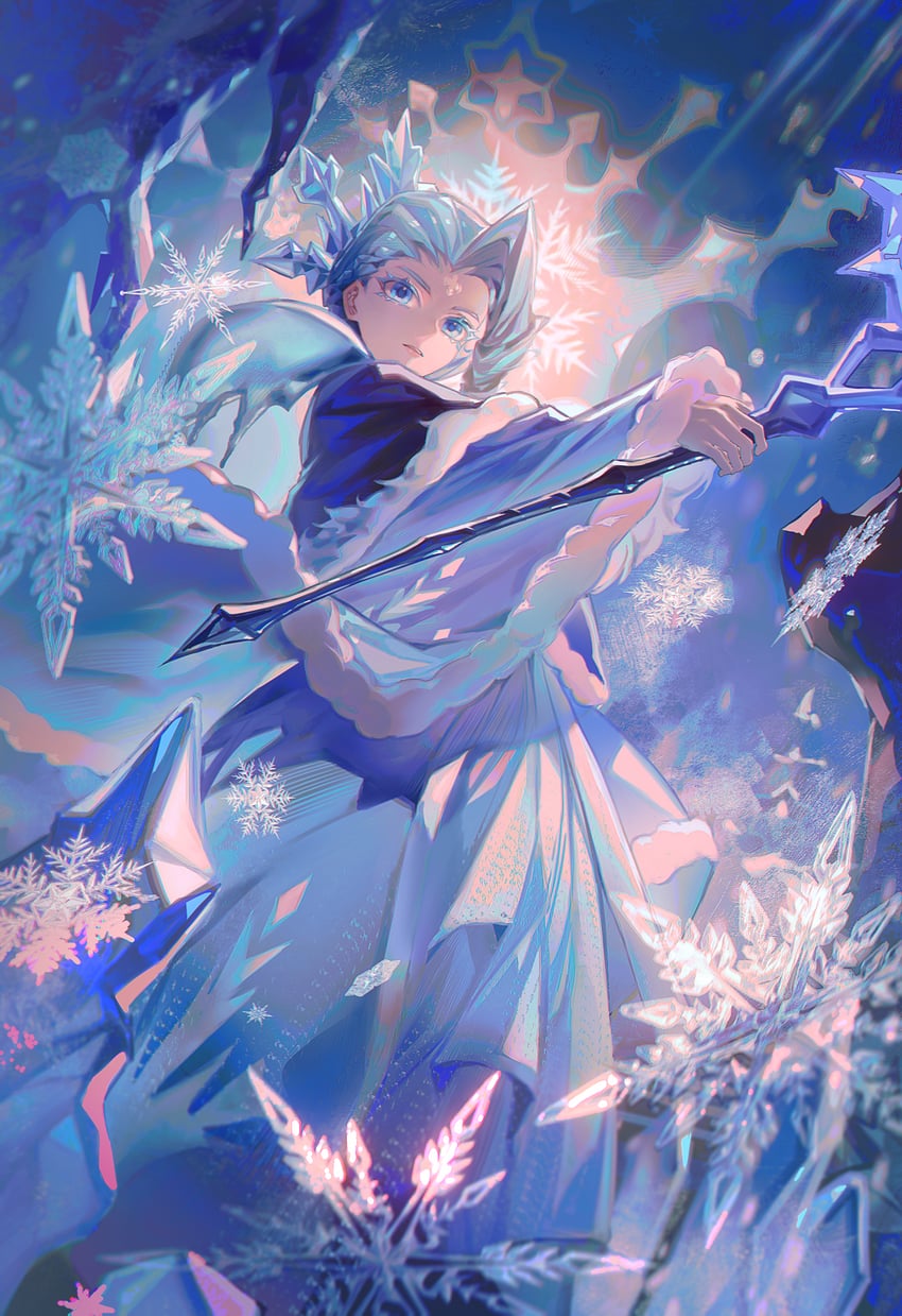 frost queen cookie (cookie run and 1 more) drawn by cangchen