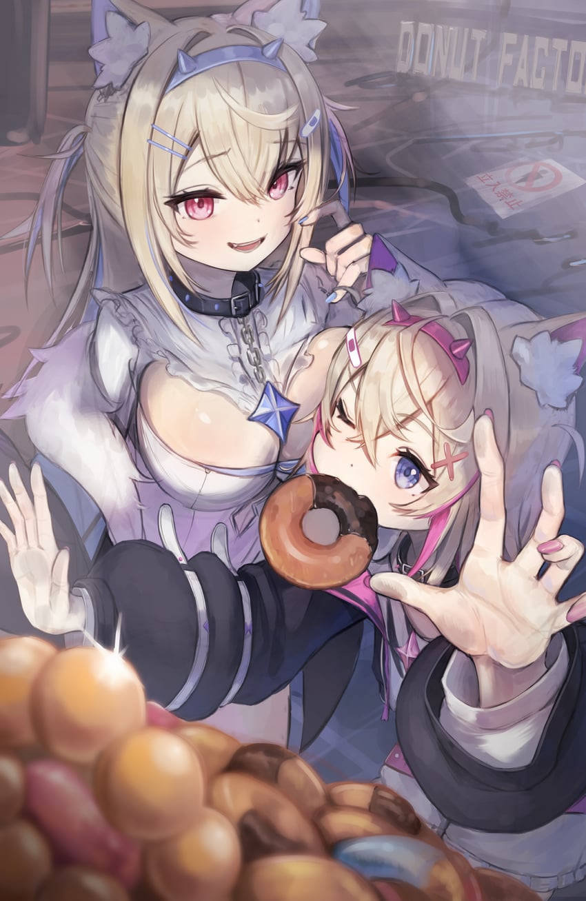 fuwawa abyssgard and mococo abyssgard (hololive and 1 more) drawn by zote_illust