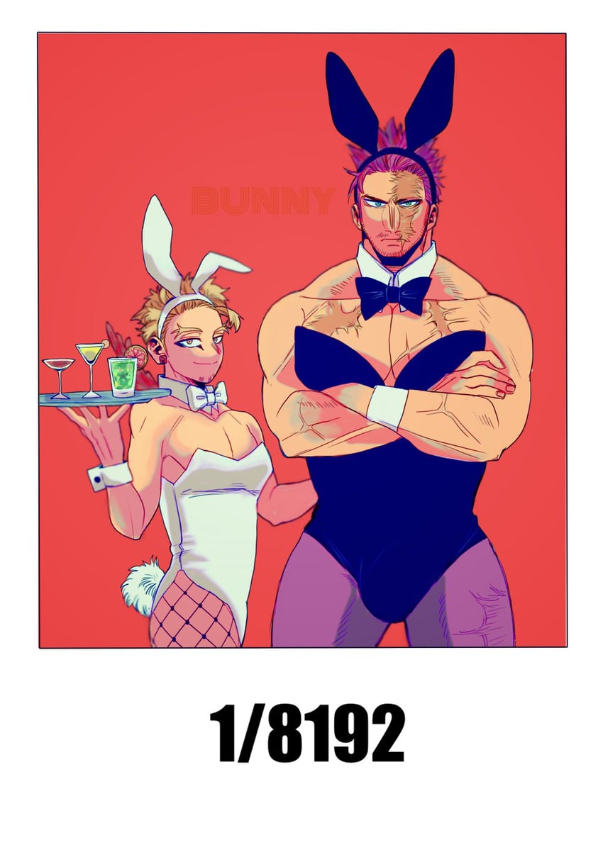 endeavor and hawks (boku no hero academia) drawn by ras_enho
