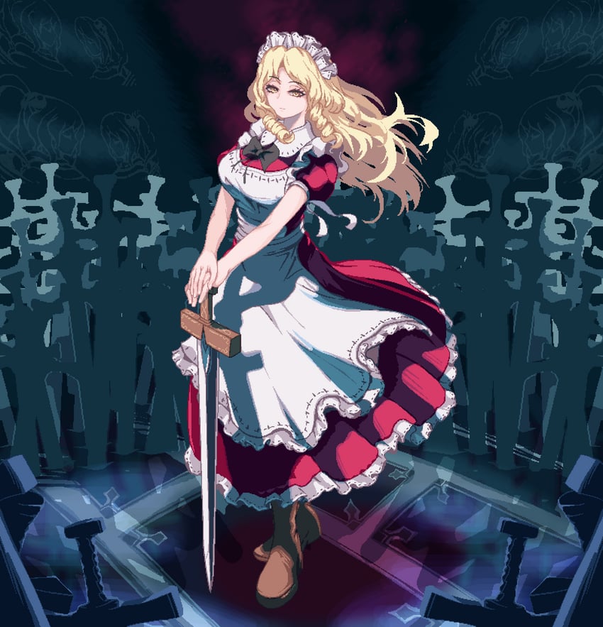 shinki and yumeko (touhou and 1 more) drawn by nukekip