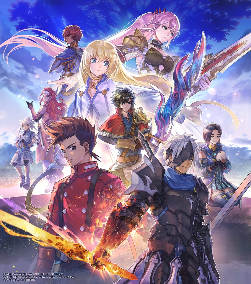 colette brunel, lloyd irving, shionne, zelos wilder, alphen, and 5 more (tales of and 3 more)