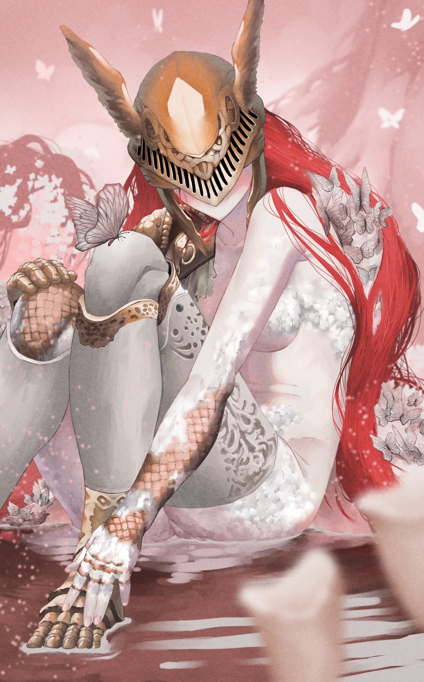 malenia blade of miquella and malenia goddess of rot (elden ring) drawn by ekrea_jan