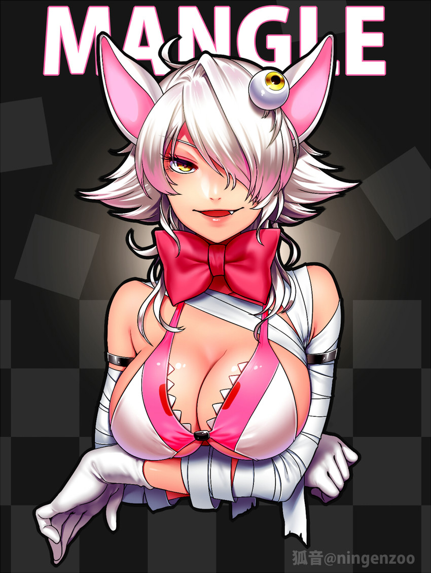 mangle (five nights at freddy's and 1 more) drawn by ko-on_(ningen_zoo)