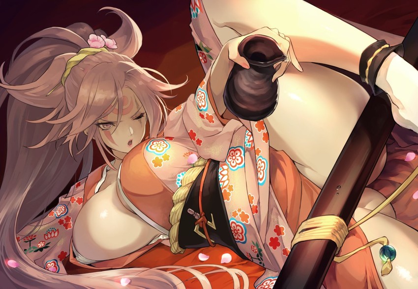 baiken (guilty gear and 1 more) drawn by jako_(toyprn)