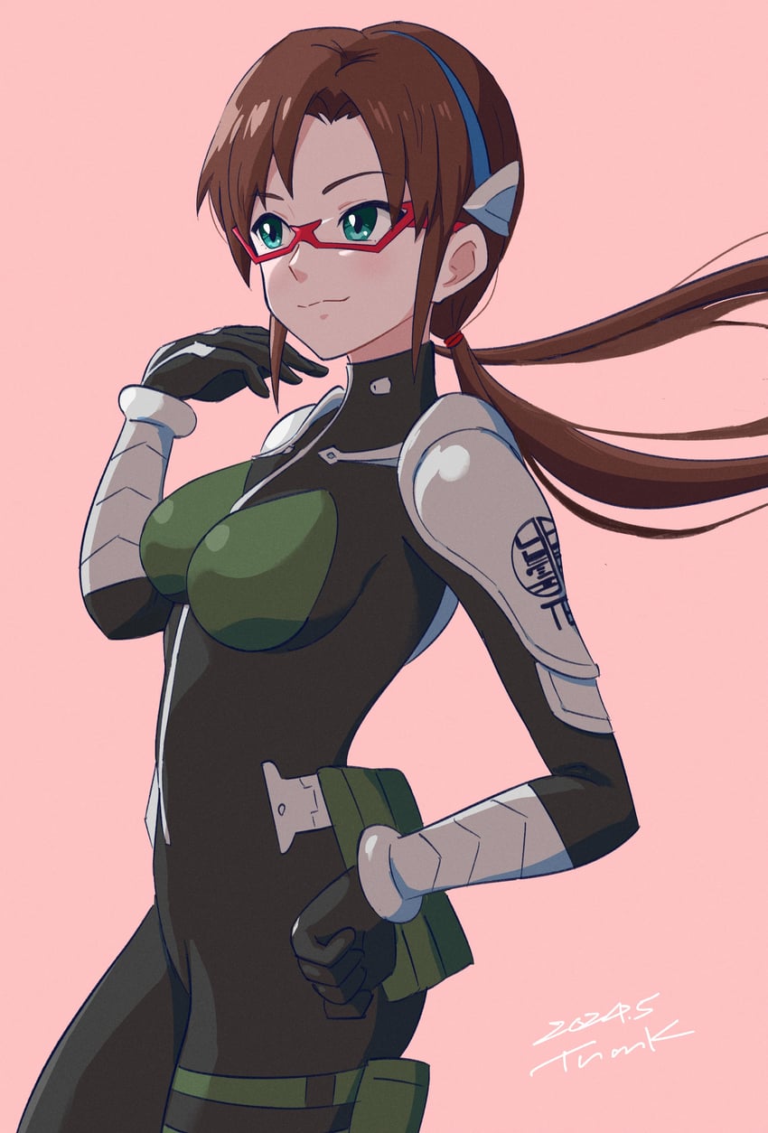 makinami mari illustrious (neon genesis evangelion and 2 more) drawn by tsunemoku