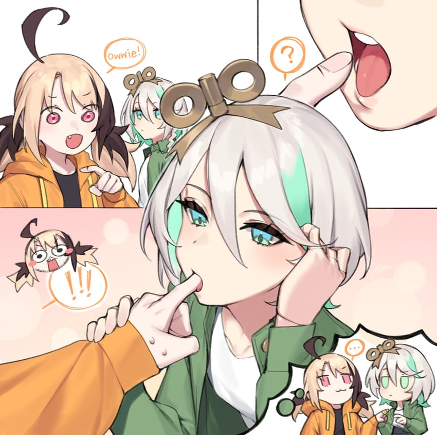 gigi murin and cecilia immergreen (hololive and 1 more) drawn by dasdokter