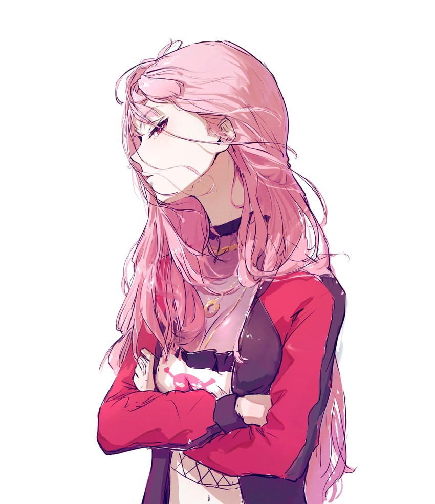 mori calliope (hololive and 1 more) drawn by dino_(dinoartforame)