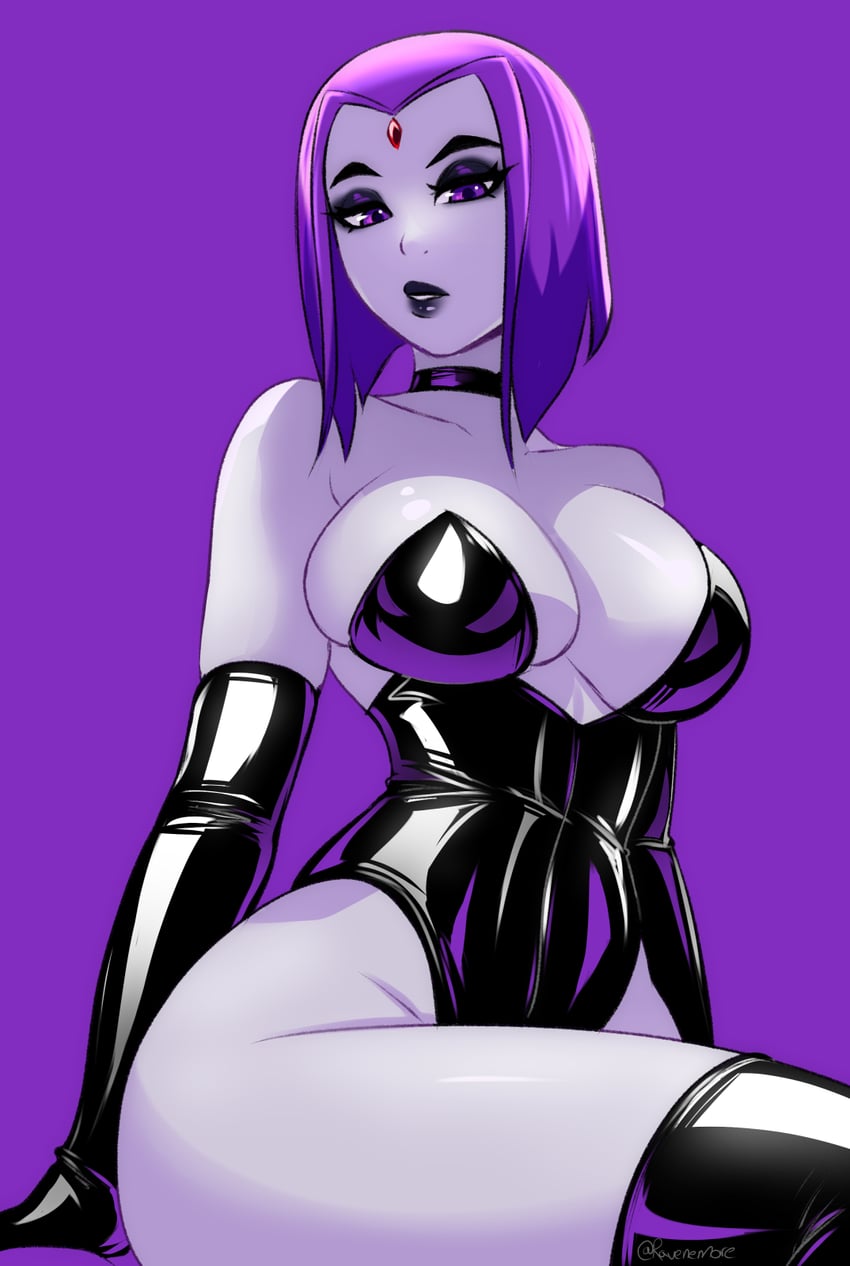 raven (dc comics and 1 more) drawn by raven_nemore