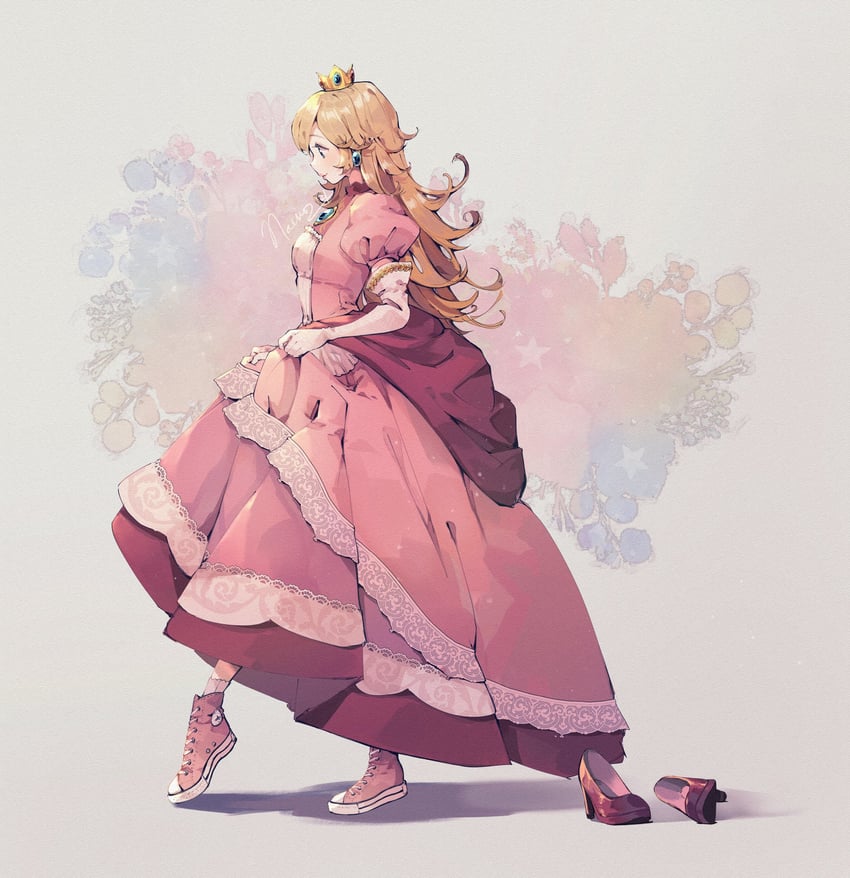 princess peach (mario and 1 more) drawn by nachoz_(nachozart)