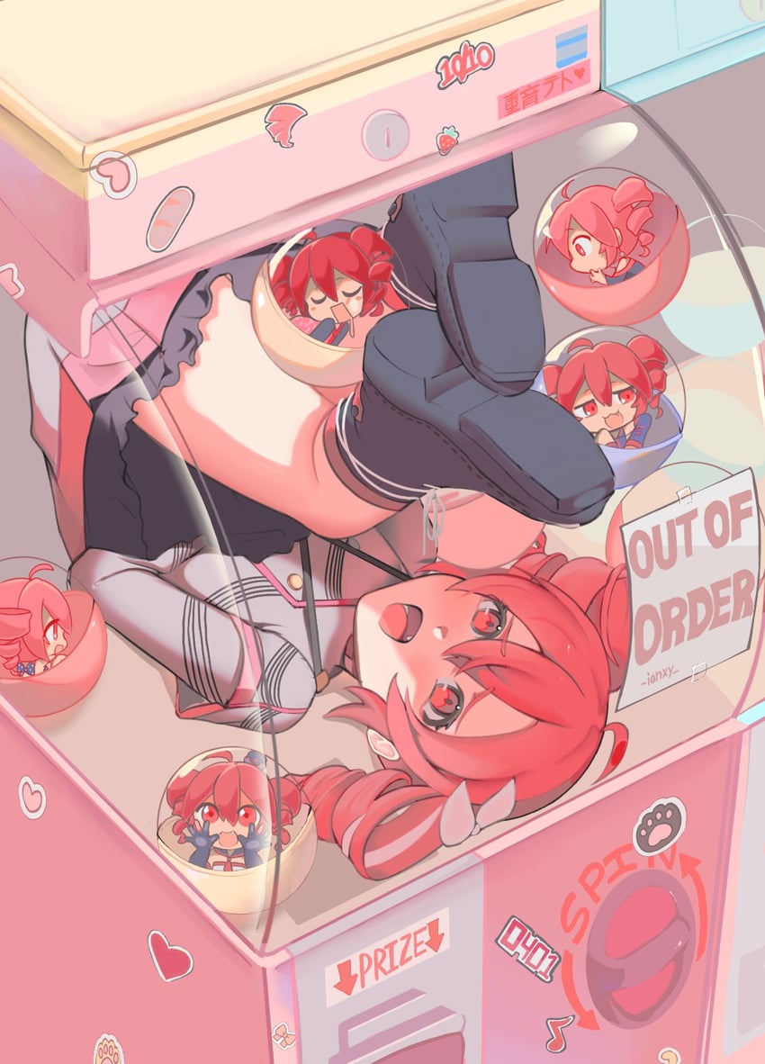 kasane teto (utau and 2 more) drawn by ianxy2