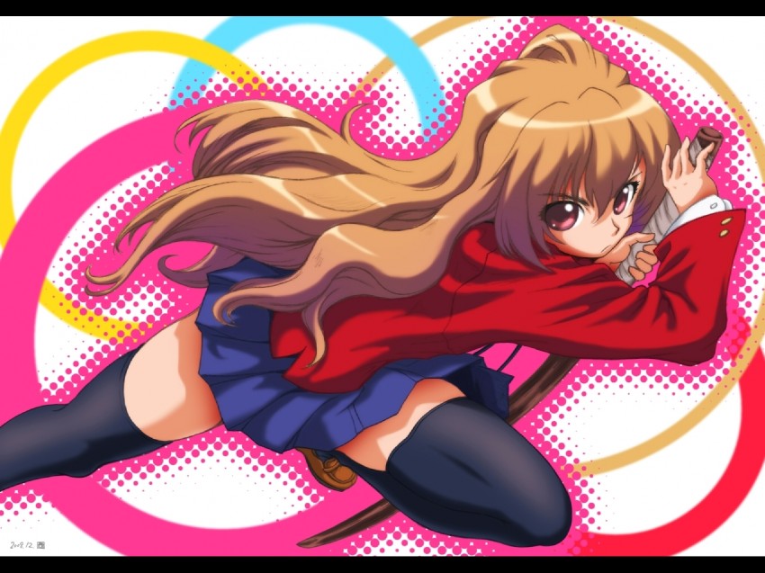 aisaka taiga (toradora!) drawn by gmbh
