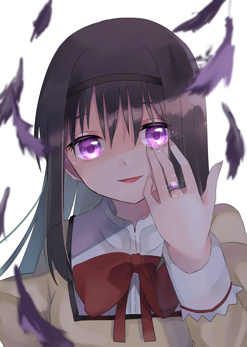 akemi homura (mahou shoujo madoka magica and 1 more) drawn by rairai_(light)