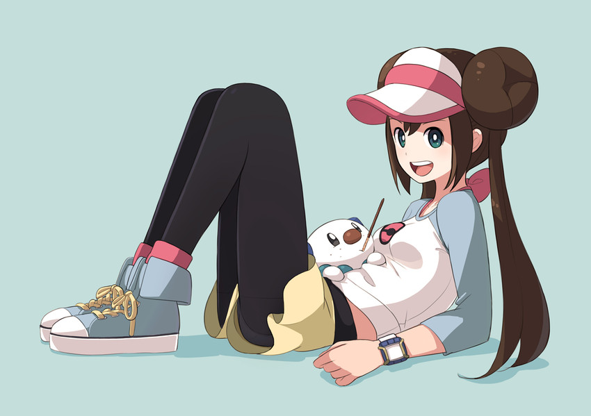 rosa and oshawott (pokemon and 1 more) drawn by kokudou_juunigou