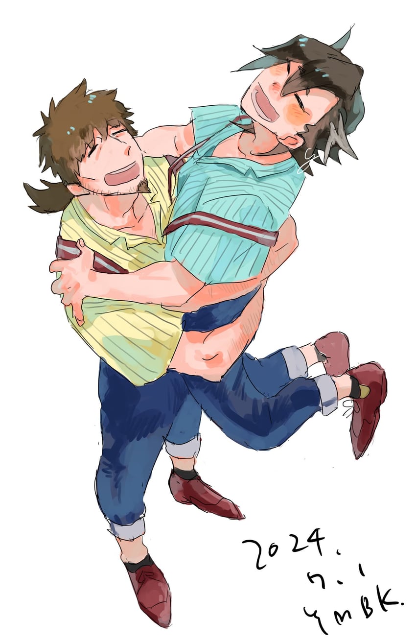 hector and mandricardo (fate and 1 more) drawn by ymbk_(ymym_oh)