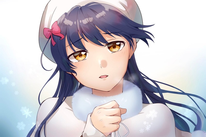 sonoda umi (love live! and 1 more) drawn by zunda_mochi_(zundamochilala)