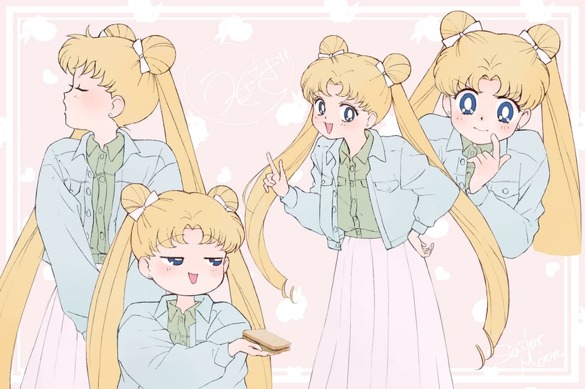 tsukino usagi (bishoujo senshi sailor moon) drawn by onod_hiroc