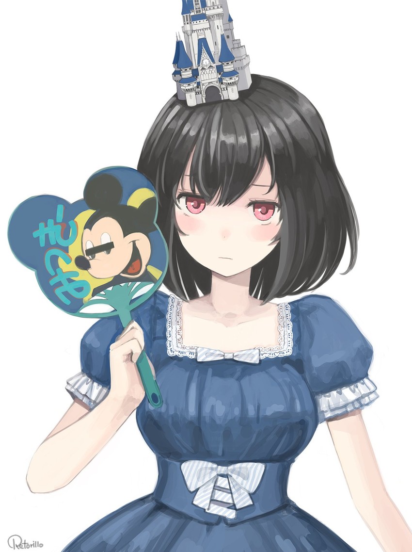 yamashiro and mickey mouse (kantai collection and 3 more) drawn by retorillo