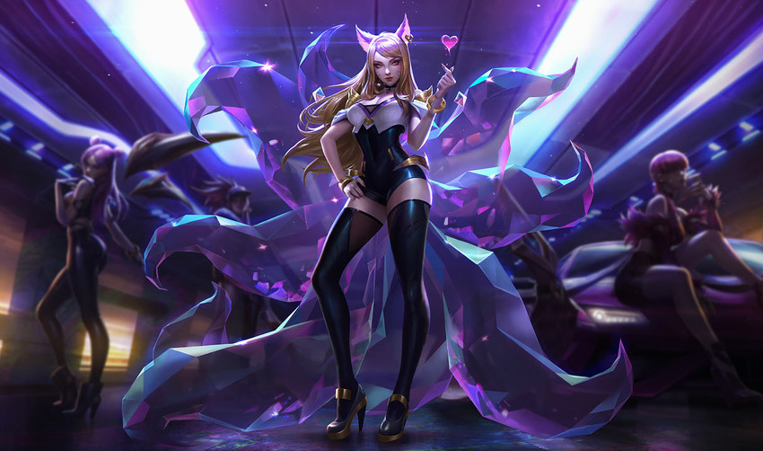 ahri, akali, evelynn, kai'sa, k/da akali, and 3 more (league of legends)