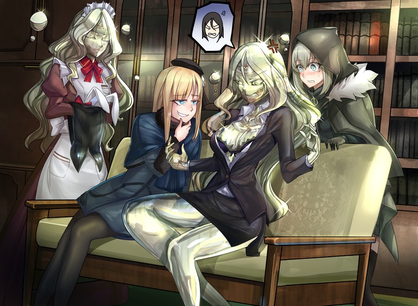 waver velvet, reines el-melloi archisorte, lord el-melloi ii, gray, and trimmau (fate and 1 more) drawn by ibenz009