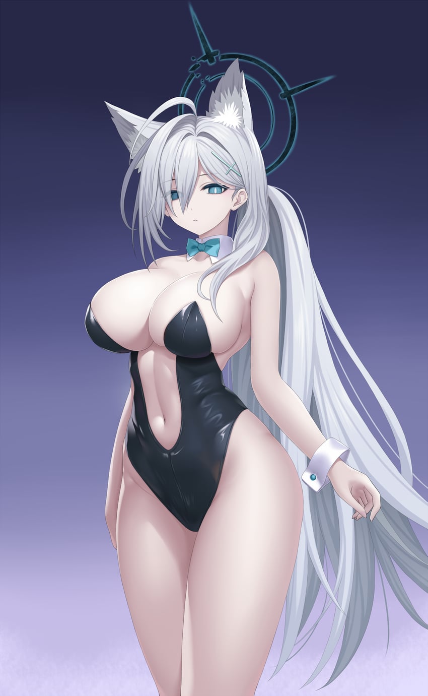 shiroko and shiroko terror (blue archive) drawn by asamura_hiori