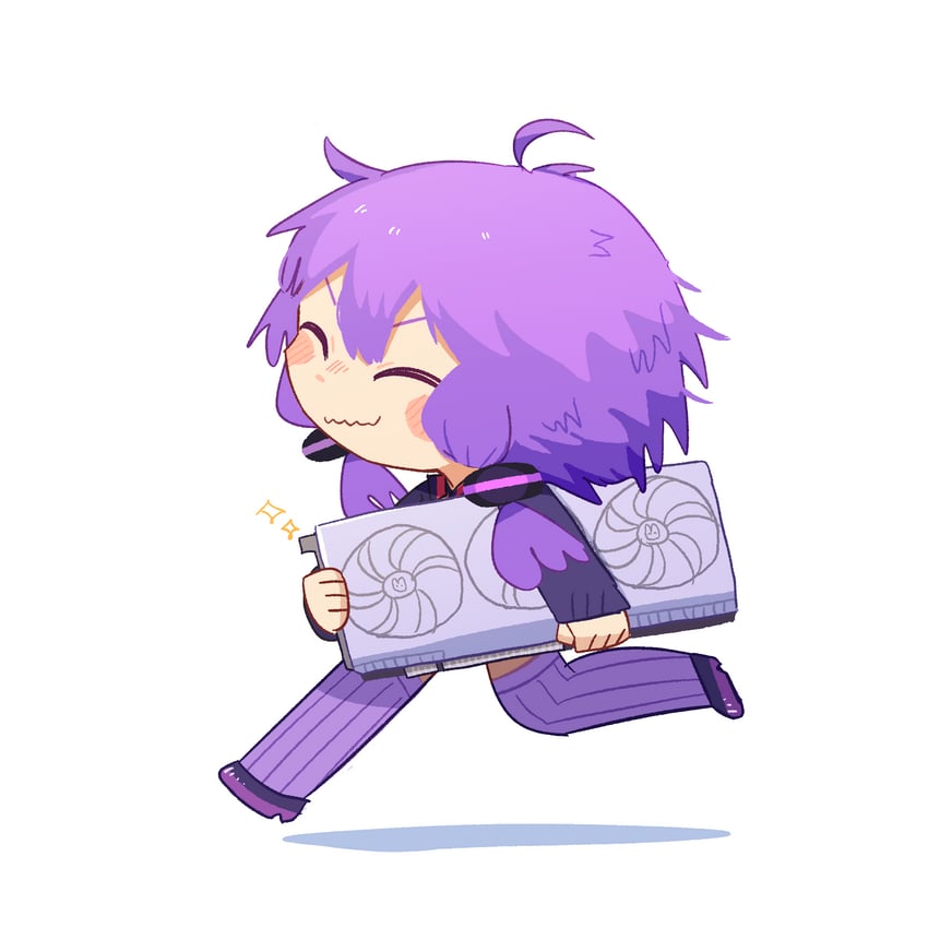 yuzuki yukari (vocaloid and 1 more) drawn by konohoshi