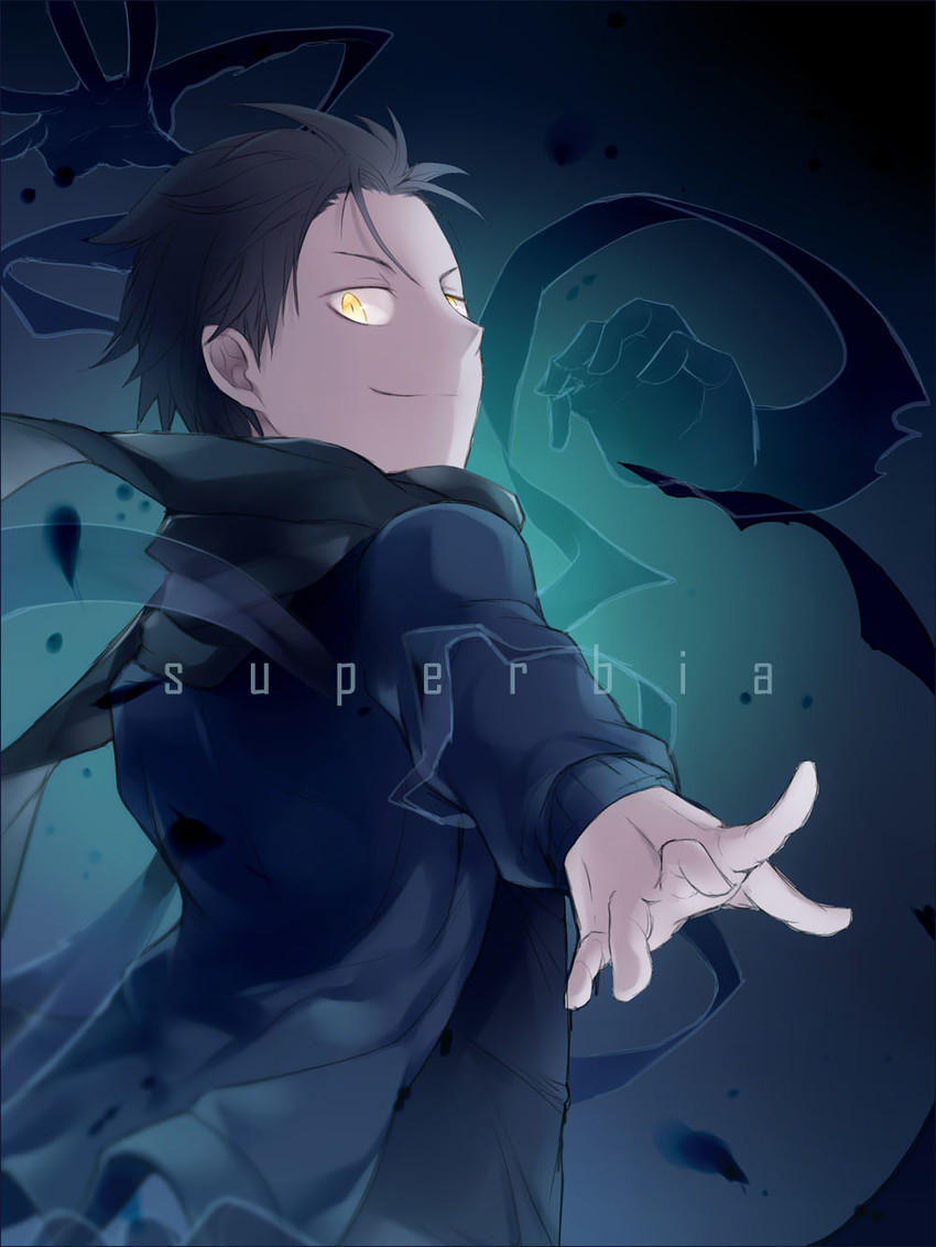 natsuki subaru (re:zero kara hajimeru isekai seikatsu) drawn by inawa_akito