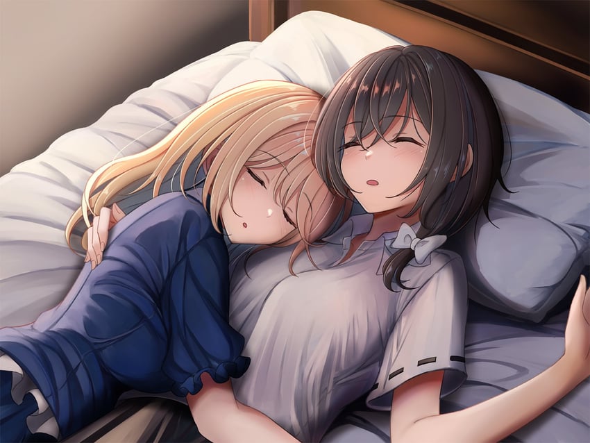 usami renko and maribel hearn (touhou) drawn by fumei_(mugendai)