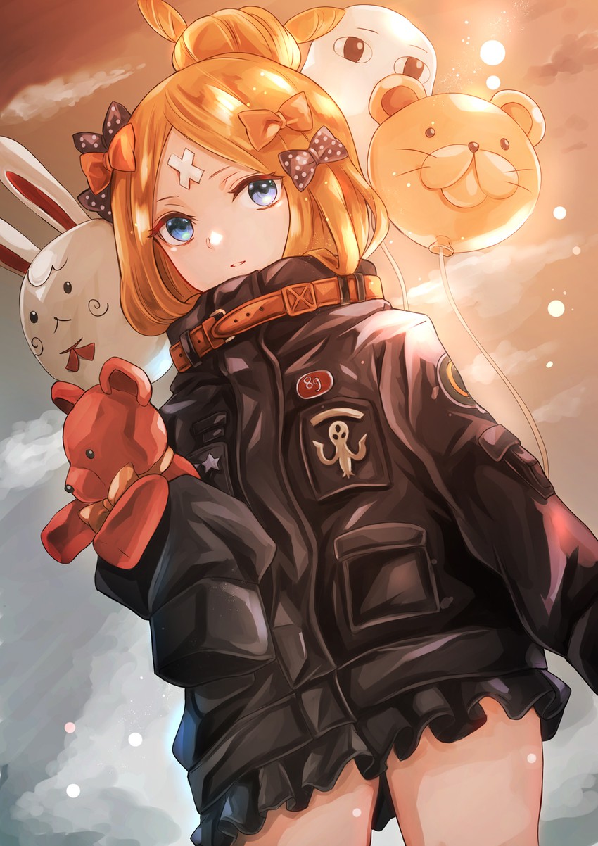 abigail williams, fou, and medjed (fate and 1 more) drawn by jan_(lightdragoon)