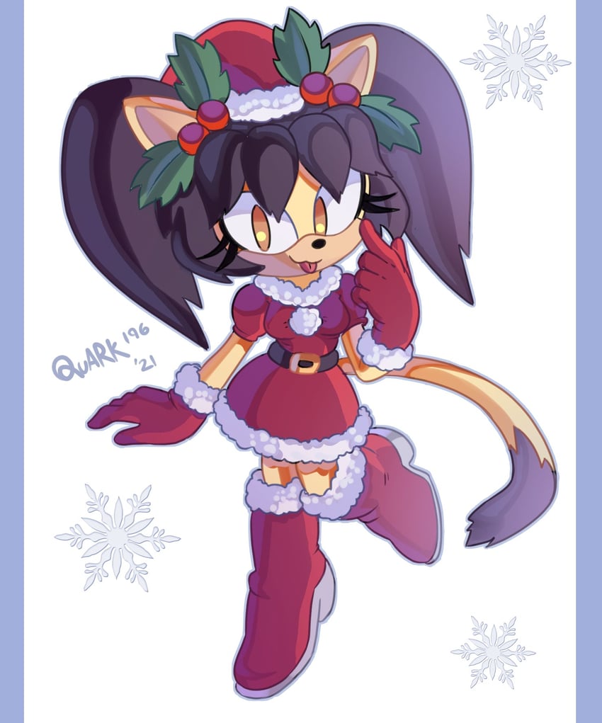 honey the cat (sonic and 2 more) drawn by quark196