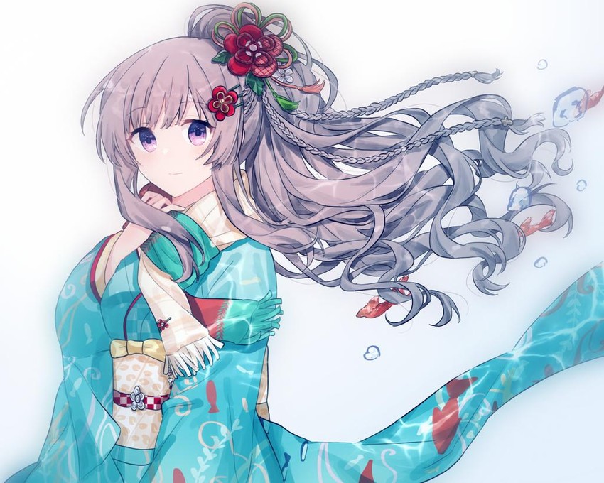 yukoku kiriko (idolmaster and 1 more) drawn by migolu
