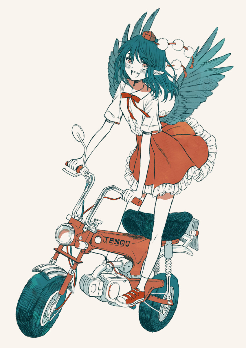 shameimaru aya (touhou) drawn by touya_(konpekitou)