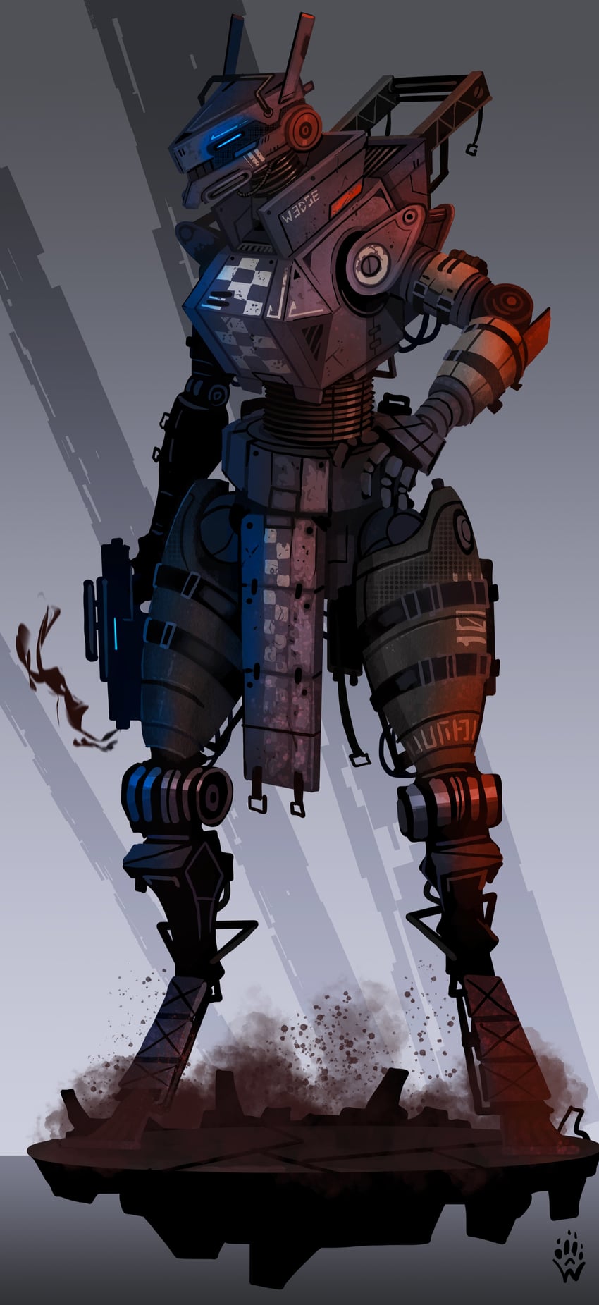 spectre (titanfall and 1 more) drawn by wolfdawg_art