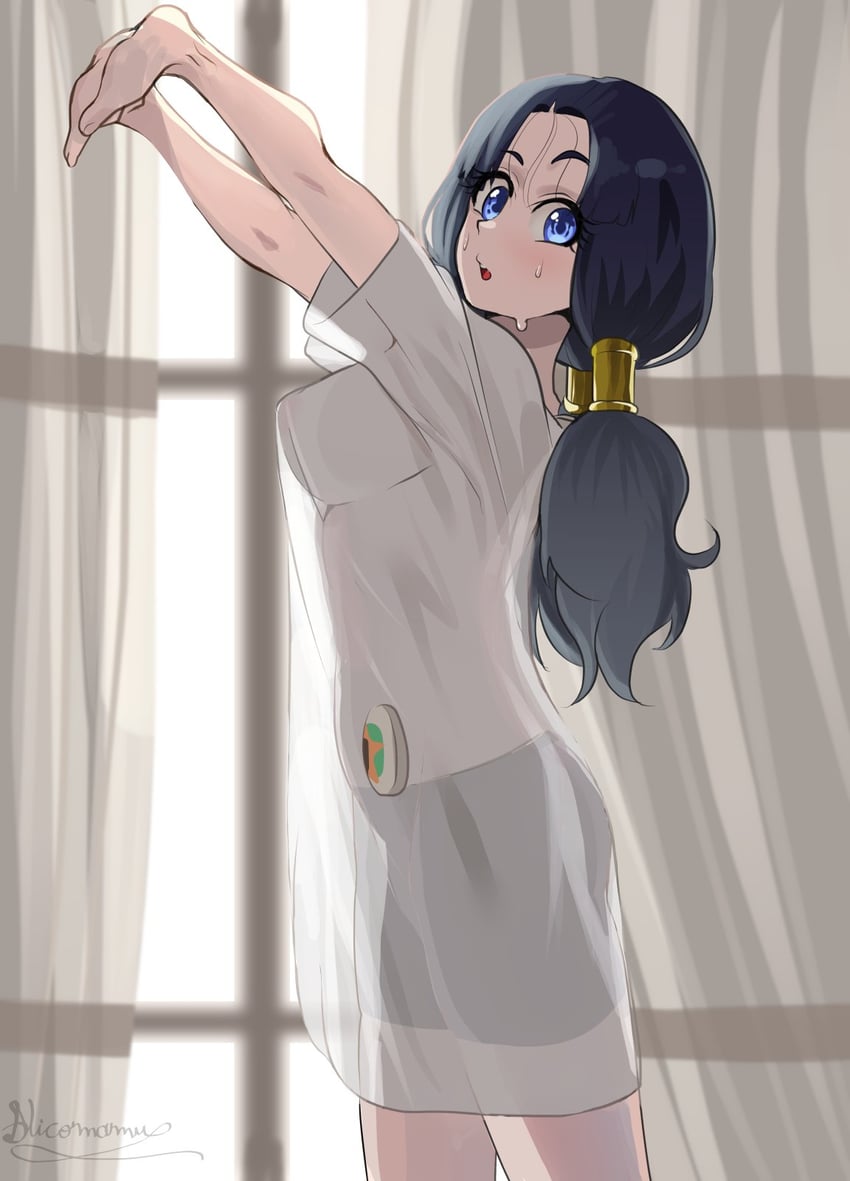 videl (dragon ball and 1 more) drawn by nicomamu