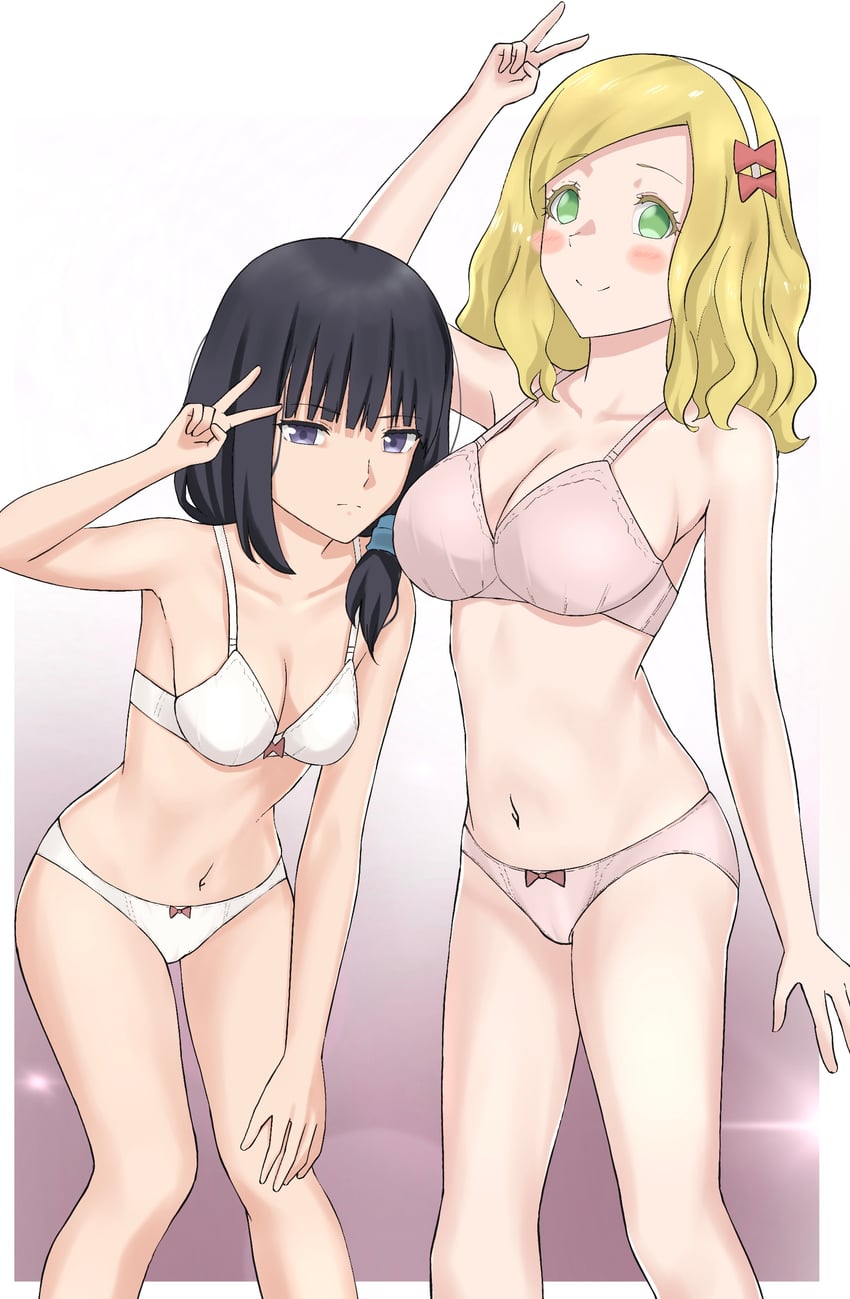 gundou misuzu and carol olston (tomo-chan wa onna no ko) drawn by tomonashi_jinsei