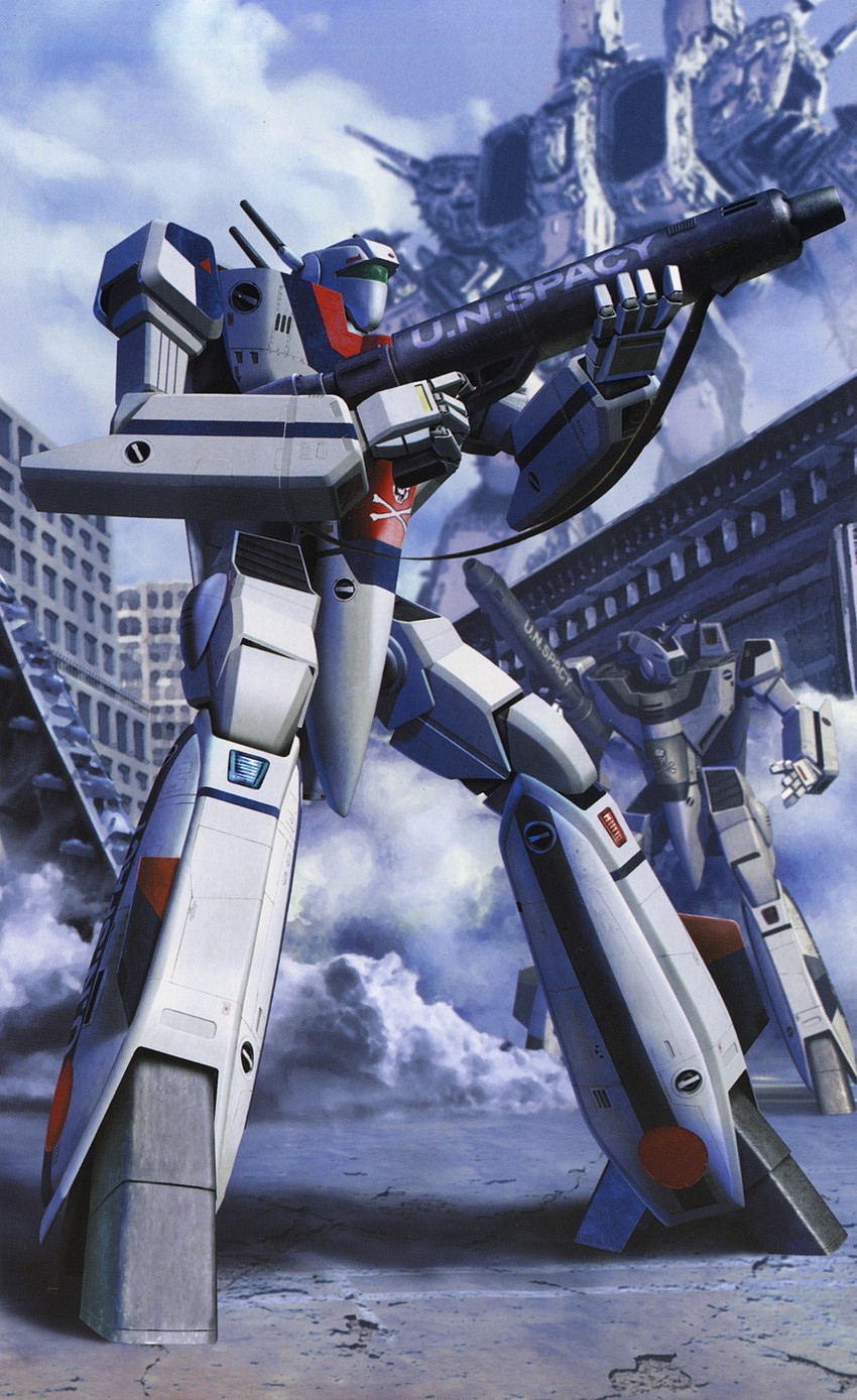 vf-1, sdf-1, vf-1s, and vf-1a (macross and 2 more) drawn by tenjin_hidetaka