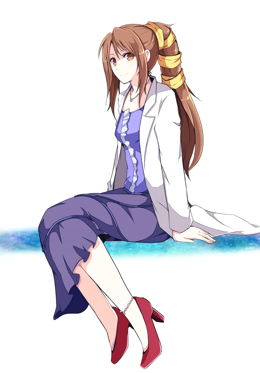 lucrecia crescent (final fantasy and 2 more) drawn by nanao_(zonzonsh)